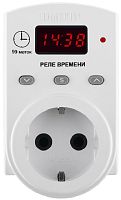 Розетка-таймер электронная DigiTOP РВ-1С суточный режим 16А 230В картинка